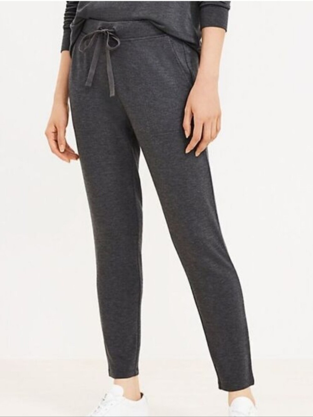 Lou & Grey Zen Bounce Upstate GRAY Sweat Pants Small Like NEW